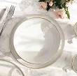 Serwis obiadowy na 12 osób (40 el.) Lubiana - Ankara Gold 1608C