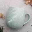 Kubek beczułka 0,4 L Altom Design - Sweterek miętowy 07.KBE.3202