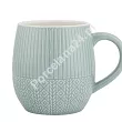 Kubek beczułka 0,4 L Altom Design - Sweterek miętowy 07.KBE.3202