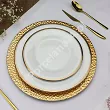 Serwis obiadowo - herbaciany na 12 osób (85 el.) Bogucice - Cleopatra Gold Plus 1175
