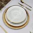 Serwis obiadowo - herbaciany na 12 osób (85 el.) Bogucice - Cleopatra Gold Plus 1175