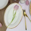 Serwis obiadowo - herbaciany na 12 osób (85 el.) Bogucice - Cleopatra Gold Plus 1175
