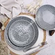 Komplet talerzy na 6 osób (18 el) Lubiana - Hanami Kamienna Szarość