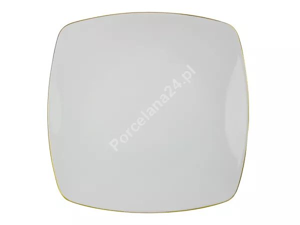 Talerz płytki 25 cm Chodzież - Akcent 3603 ZŁOTA LINIA Talerz płytki 25 cm Chodzież - Akcent 3603 ZŁOTA LINIA