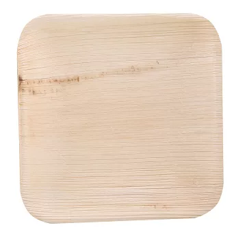 Talerz płytki kwadratowy 24 cm z liści palmowych - EM.LP.TKW24