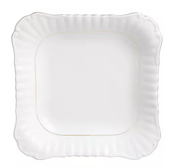 Salaterka kwadratowa 21 cm Chodzież - Iwona ZŁOTA LINIA B014