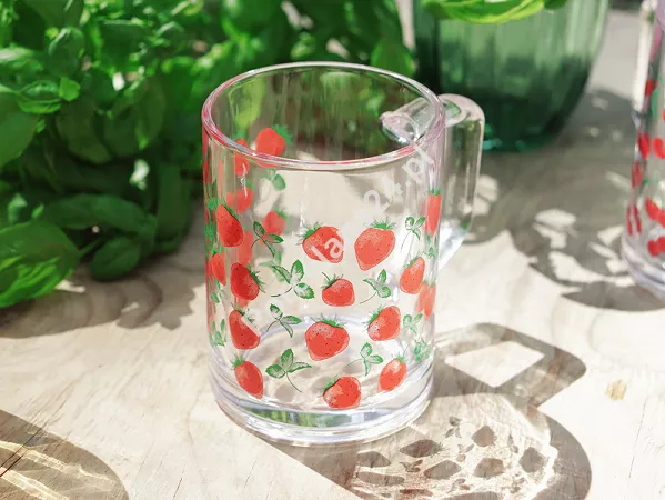 Kubek szklany 270 ml Glasmark - Nico - Truskawki 4G.83-0270-40795 Kubek szklany 270 ml Glasmark - Nico - Truskawki 4G.83-0270-40795