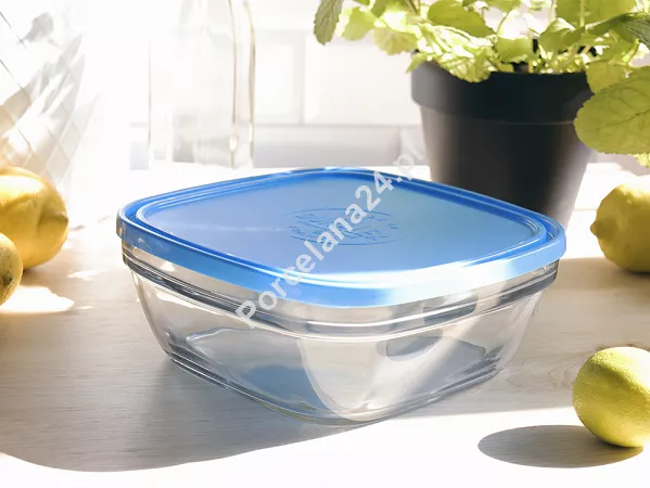 Pojemnik szklany kwadratowy / salaterka 3100 ml Duralex - Freshbox 11.DX.FRK.20095 Pojemnik szklany kwadratowy / salaterka 3100 ml Duralex - Freshbox 11.DX.FRK.20095