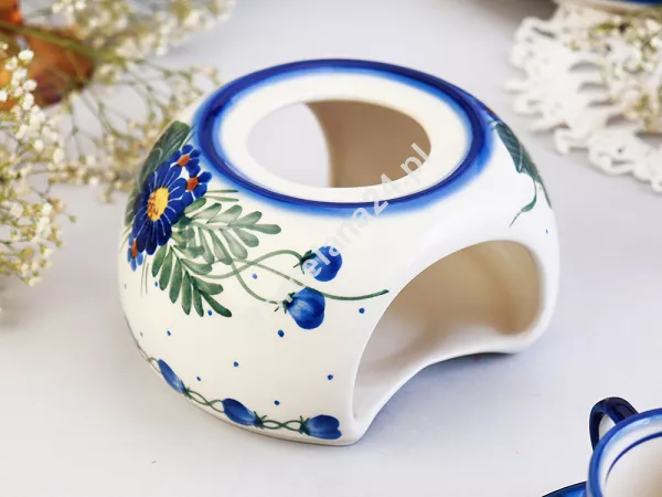 Podgrzewacz (pod czajnik 1,2 L) Bolesławiec - Kwiaty Kuleszy Podgrzewacz (pod czajnik 1,2 L) Bolesławiec - Kwiaty Kuleszy