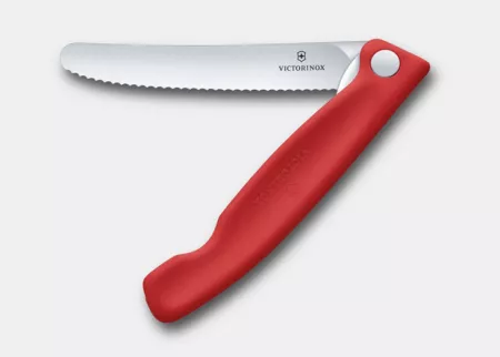Nóż składany ząbkowany 11 cm Victorinox - Swiss Classic Malinowy V.SC.M.6.7831.FC1