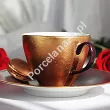 Filiżanka ze spodkiem 0,26 L / 17 cm Porcel - Golden Velvet GIFT BOX 10.GOV.FS26
