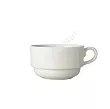 Filiżanka (sztaplowana) ze spodkiem 0,25 L / 16 cm Bogucice - Gino Cream 1229 ecru