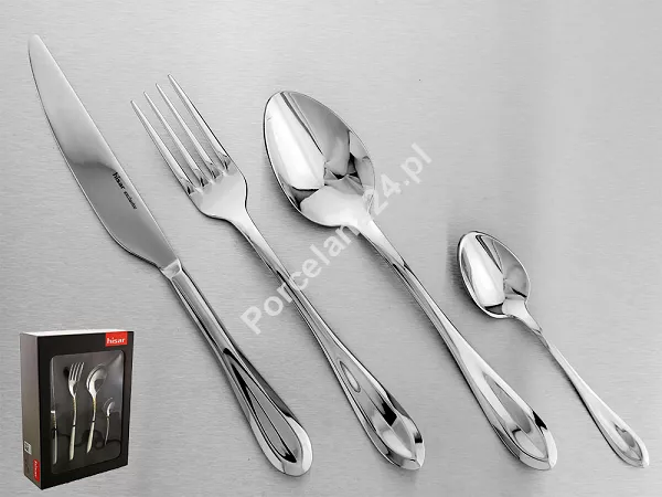 Komplet sztućców 24 cz. na 6 osób Hisar - Toskana (3.0/2.5 mm) wysoki połysk Komplet sztućców 24 cz. na 6 osób Hisar - Toskana (3.0/2.5 mm) wysoki połysk