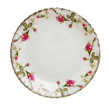 Talerz deserowy 19 cm Chodzież  - Iwona B013 ZŁOCONA RÓŻA