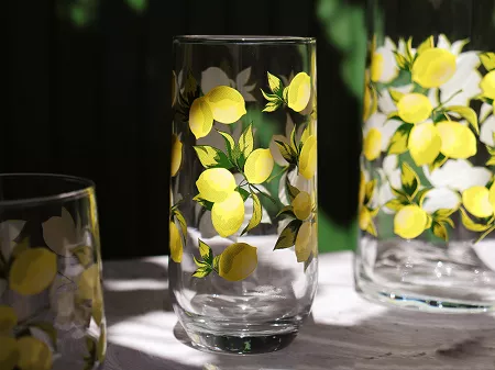 Kpl. szklanek wysokich 400 ml (6 szt.) Glasmark - Cytryny   4G.68-0025-W400-4129