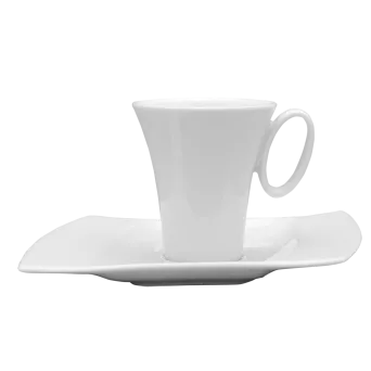 Filiżanka ze spodkiem 0,1 L / 16,5 cm Lubiana - Wing (nr 1470, 1471)
