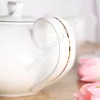 Garnitur do herbaty na 6 osób (21 el.) Chodzież - Yvonne 3603 ZŁOTA LINIA