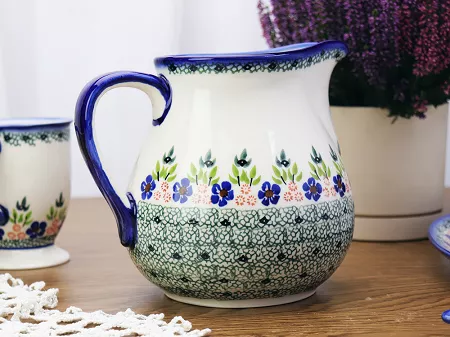 Dzbanek 1,5 L Bolesławiec - Mariańska Koronka