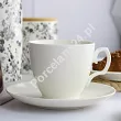 Garnitur do kawy na 6 osób (21el) Altom Design - MariaPaula Ecru (Klasyka New)