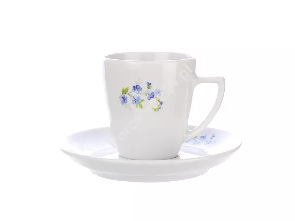 Filiżanka ze spodkiem 0,1 L / 12 cm Lubiana - Beata/Sonia 7218 Niezapominajka Filiżanka ze spodkiem 0,1 L / 12 cm Lubiana - Beata/Sonia 7218 Niezapominajka