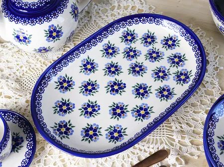 Półmisek owalny 36 cm Bolesławiec - Altmańska Polana
