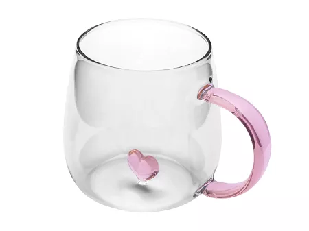 Kubek szklany 450 ml Altom Design - Lilu Serce 07.K.3565