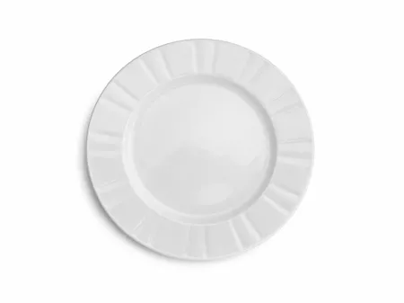 Talerz płytki 27 cm Ćmielów - Oktawa biała 0001