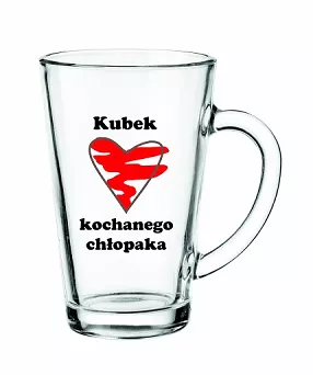 Kubek 300 ml Glasmark - Kubek Kochanego Chłopaka 4G.10-0028-0300-4067