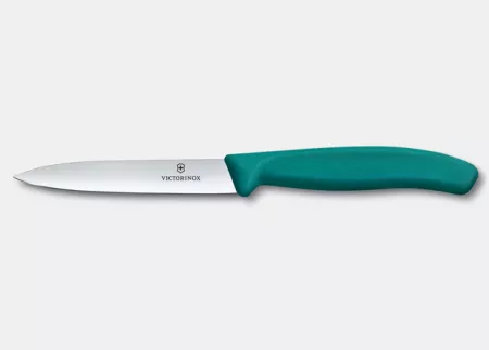 Nóż do warzyw i owoców 10 cm Victorinox - Swiss Classic Zielony V.SC.T.6.7704.C1