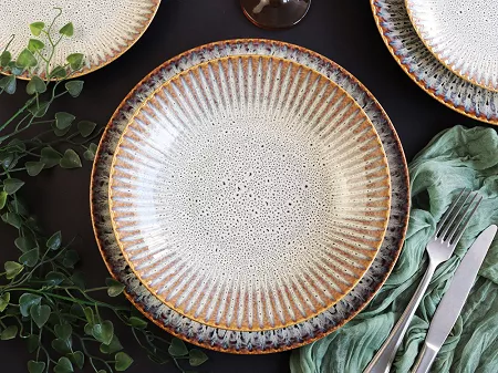 Komplet talerzy na 4 osoby (12 el.) Lubiana - Stoneware Meteor