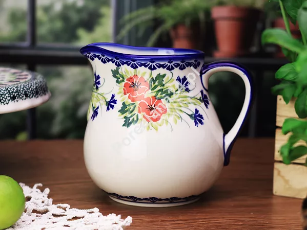 Dzbanek 1,5 L Bolesławiec - Maki Smolińskiej Dzbanek 1,5 L Bolesławiec - Maki Smolińskiej