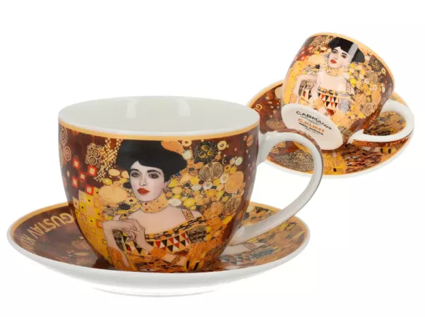 Filiżanka ze spodkiem 0,25 L Carmani -  Gustav Klimt Adel 33.532-8205 Filiżanka ze spodkiem 0,25 L Carmani -  Gustav Klimt Adel 33.532-8205