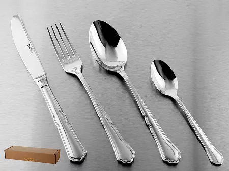 Komplet sztućców 24 cz. na 6 sób Pintinox 1929 - Settecento (3.0 mm) ECObox 23.SET.K24