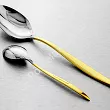 Komplet sztućców 24 cz. na 6 osób Hisar - Mercury Gold (4.0/3.0mm) złocone