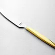 Komplet sztućców 24 cz. na 6 osób Hisar - Mercury Gold (4.0/3.0mm) złocone