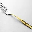 Komplet sztućców 24 cz. na 6 osób Hisar - Mercury Gold (4.0/3.0mm) złocone