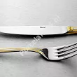 Komplet sztućców 24 cz. na 6 osób Hisar - Topkapi Gold (3.0/2.5 mm) złocone