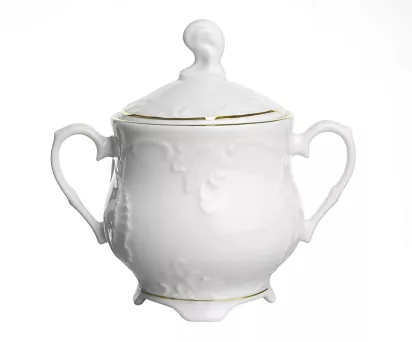 Cukiernica 0,25 L Ćmielów - Rococo 3604 ZŁOTA LINIA