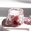 Szklanka termiczna z podwójną ścianką 0,18 L Ecarla - Hortensja Botanic Pink 20.SZK188