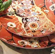 Komplet talerzy na 6 osób (18 el) Arca Italy - Japan Golden Sakura