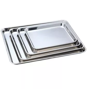 Taca prostokątna (35,5 x 27,5) cm ze stali nierdzewnej Stalgast - 1S.406340