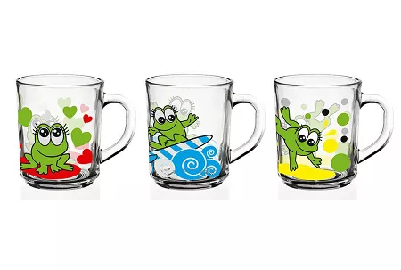 Kpl. kubków 200 ml (3 szt.) GLASMARK - Szymek Żabki 4G.09-0250-4602-3