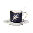 Filiżanka ze spodkiem 0,10 L / 12,5 cm Ćmielów - Jenny Nautilus Blue