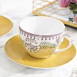 Komplet 2 filiżanek ze spodkiem 0,3 L Pip Studio - Lily & Lotus Yellow 51.L&LY.004.215