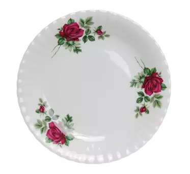 Talerz deserowy 19 cm Chodzież - Iwona B826 BORDOWA RÓŻA