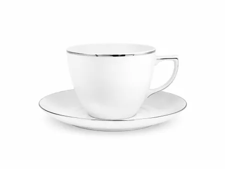 Filiżanka ze spodkiem 0,25 L/15 cm Chodzież - City B325 Platynowa Linia