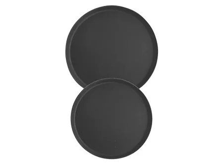 Taca okrągła antypoślizgowa 35,5 cm Stalgast - Czarna 1S.412350