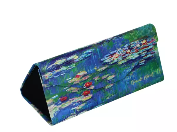 Etui na okulary składane Carmani - Claude Monet, Nenufary 33.021-8370 Etui na okulary składane Carmani - Claude Monet, Nenufary 33.021-8370