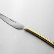 Komplet sztućców 24 cz. na 6 osób Hisar - Bahama Gold (4.0/3.0mm) złocone