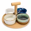 Kpl. 4 miseczek do dipów z tacką 22 cm Arca Italy - Aperitivo 956112